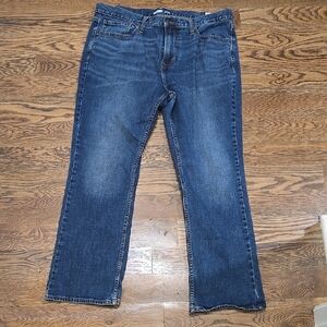 Old Navy Men's Dark Blue Bootcut Jeans